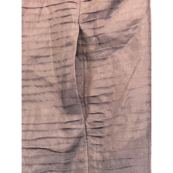 Silk Land women’s 100% silk blazer jacket w/pockets brown medium fall - Picture 5 of 8